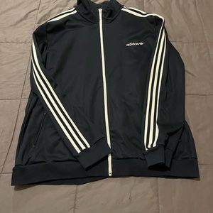 Men’s XXL dark blue Adidas track jacket